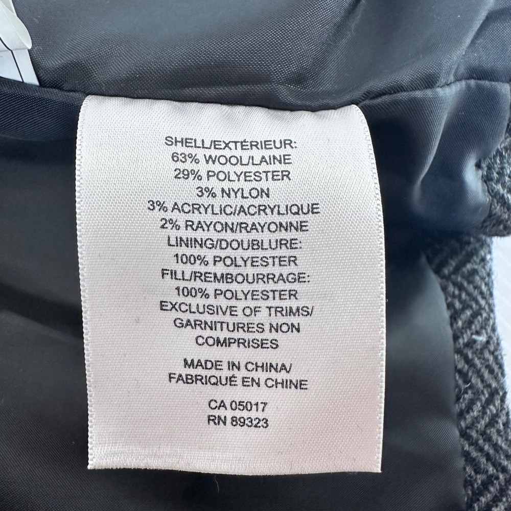 Roots‎ Canada Kids Puffer Vest Herringbone Tweed Brown Suede Patch Size XXL TTG - Picture 6 of 9